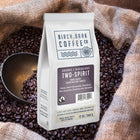 Birch Bark - Café en grains entiers Two Spirit French Roast - 340 g-Niveau de torréfaction : Torréfaction foncée