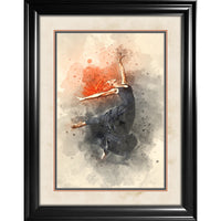 Abstract Dancer - Framed Print - 28" x 36"-High-quality art print professionally matted and framed