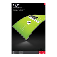 Pochette de plastification à chaud Swingline, format menu, 5 mil, paquet de 100-Les pochettes GBC® de Swingline™ sont offertes dans une variété de tailles afin que vous puissiez préserver les détails et la couleur de tous vos articles importants