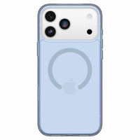 OtterBox Symmetry Clear Compatible with MagSafe Case with Camera Control for iPhone 17 Pro Max - Silver Glade Blue-Integrated technology designed to support seamless interaction with Camera Control