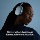 Apple AirPods Max 2 (USB-C) - Midnight-Communicate Across Languages: Simply press and hold the listening mode button to activate Live Translation powered by Apple Intelligence, which automatically translates the language someone is speaking into your preferred language