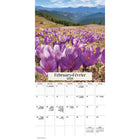 DateWorks 2026 16-Month Wall Calendar - 12" x 12" - Nature's Bouquet - Bilingual-Scenic