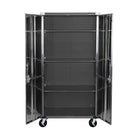 Seville Classics UltraHD Storage Cabinet - 36" L x 18" W x 72" H - Graphite-4 corner bumpers for added protection