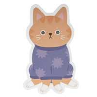 Moments of Joy Sticky Notes - Cat-Cat-shaped sticky notes