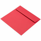JAM Paper Square Coloured Invitation Envelopes - 6 x 6 - Red Recycled - 25 Pack-Colour: Red Envolope