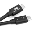 OWC 39" Thunderbolt USB-C Cable - Black-Certified for All Uses: enjoy lab test certified safe power delivery up to 240W, up to 40Gb/s of data performance, and up to 8K of video capability