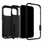 OtterBox Defender Pro Compatible with MagSafe Case with Holster for iPhone 17 Pro Max - Black-All-over texture delivers greater grip that helps prevents drops before they happen