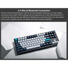Keychron Q3 Max RGB Wireless Mechanical Keyboard - Red Switch - TKL Layout with Knob - Carbon Black-Hot-Swappable Switches: Personalize your typing experience on the fly with hot-swappable switches, allowing you to customize your keyboard with ease without soldering, supporting various MX style mechanical switches.