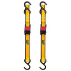 CAT 2-Piece Cam Buckle Strap Set with Soft Loops - 12' x 1-1/2"-Strength: 1,000 lb Working Strength and 3,000 lb Breaking Strength