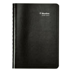 Blueline - Agenda Scolaire Hebdomadaire/Mensuel 13 Mois  De Juillet À Juillet - 8 po H x 5 po l - Noir - Bilingue-Reliure à double spirale, couverture souple Vicuana