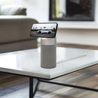 LBT - Haut-parleur Bluetooth à chargement magnétique 3-en-1 Mag Stream Vibe Home - Gris clair-Surface antidérapante : les coussinets antidérapants sur le support de chargement et le chargeur AirPods maintiennent vos appareils sécurisés et stables pendant le chargement.
