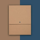 JAM Paper Vertical Snap Closure Portfolio - 12 1/8 x 9 x 1/2 - Brown Kraft-Look no further for the perfect portfolio if you're looking for the best protection for important documents. These are durable, easy to open and close and stylish as well