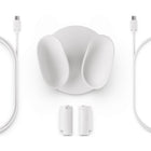 Meta Quest Compact Charging Dock for Meta Quest 3 and 3S - White-Pass-Through Headset Charging