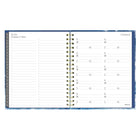 Blueline - Agenda Hebdomadaire/Mensuel 17 Mois D’Août À Décembre - 9 1/4 po H x 7 1/4 po l - Motif Celestial - Bilingue-Section mots de passe