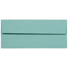 JAM Paper #10 Business Envelopes, 4 1/8 x 9.5, Aqua Blue, 1000 Pack (1523976B)-Aqua blue