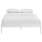 Modway Elsie Queen Bed Frame - White-Non-Marking Foot Caps