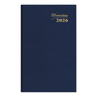 Brownline - 2026 Agenda hebdomadaire de poche Traditional - 4-3/4 po x 3 po - Couleurs assorties - Anglais-Calendrier du mois courrant et suivant sur chaque page double 