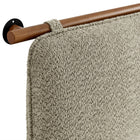 Modway Anela Wall-Mounted Chenille Upholstered Full Headboard - Oatmeal Walnut-7
