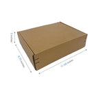 Reliabag - Boîtes d'expédition en papier kraft ondulé auto-adhésives - 11.125" x 8.75" x 3" - Paquet de 40-40 pièces expédiées à plat, économisez de l'espace de stockage