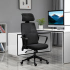 Vinsetto Swivel Massage Office Chair with Lumbar Cushion, USB and Adjustable Headrest-Lumbar cushion with 2-point vibration massage motor