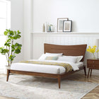 Modway Astra Wood Queen Platform Bed - Walnut-Assembly Required