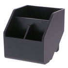Bostitch Office Konnect Storage Bin with Removable Lid - 2 Modular Dividers - Black-Includes two modular dividers for storage customization