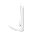 Gator Magnetics - Crochet simple en plastique MINI - Blanc-Idéal pour les cuisines, les bureaux, les garages, les salles de classe, les casiers scolaires, les ateliers, les armoires et portes en acier, les boîtes à outils, les cabines de croisière, etc. S'il accepte une force magnétique, le crochet Gator est là pour vous. Ou, si vous préférez, utilisez notre système de panneaux muraux en acier ingénieux et facile à installer.