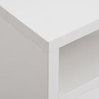 HOMCOM 24" Rolling Document & Printer Filing Cabinet - White-The compact file cabinet is suit for home, office and more
