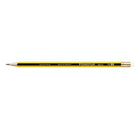 STAEDTLER Noris 122  Graphite Pencils with Eraser Tip - HB 2 - 12 Pack-PVC and latex-free eraser