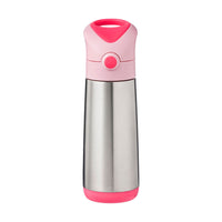 b.box - Insulated Drink Bottle - 500ml - Flamingo Fizz-Triple-layer insulation keeps drinks cold up to 8h or warm up to 6h