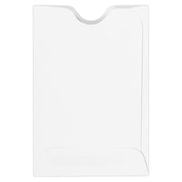 JAM Paper Credit Card Sleeves - White - 2 3/8" x 3 1/2" - 250 Pack-Protect your cards: our credit card sleeve envelopes are perfect for holding gift cards, hotel key cards, business cards, college i.d. cards, and anything else that measures the standard credit card size. if this shade of white doesn’t match your colour scheme, we offer a variety of other designs and colours that are sure to suit your needs.