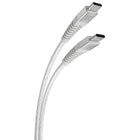 Scosche Heavy Duty USB-C to USB-C Cable - 4 ft - White-USB-C Power Delivery compatible for fast charging and rapid data transfer