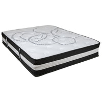 Flash Furniture - Matelas Capri Comfortable avec mousse de 12 pouces et à ressorts ensachés, double en boîte-Matelas double
