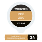 Van Houtte Vanilla Hazelnut - Light Roast - K-Cup Coffee Pods - 24 Pack-Compatibility: contains genuine k-cup pods, engineered for guaranteed quality and compatibility with all Keurig k-cup coffee makers.