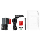 HOCO 2K 3.6" Driving Recorder and GPS-Note: MicroSD card is NOT included and must be purchased separately. Recommended: Class 10 microSD card, up to 128GB