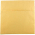 JAM Paper 8.5" x 8.5" Square Metallic Invitation Envelopes - Stardream Gold - 25 Pack -Colour: Stardream Gold