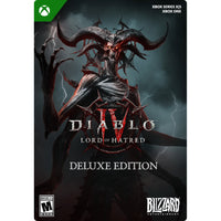 Diablo IV: Lord of Hatred - Deluxe Edition for Xbox Series X|S and Xbox One [Digital Code]-Genre: Action & Adventure