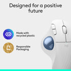 Logitech Ergo M575S Wireless Trackball Mouse - Off-White-9