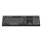 Keychron K10 Max Swappable RGB Backlight - Banana Switch - Black-Tri-mode connectivity (2.4 GHz, Bluetooth, and wired) for versatile use across multiple devices