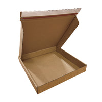 Reliabag - Boîtes d'expédition en papier kraft ondulé auto-adhésives - 13" x 13" x 2" - Paquet de 40-Léger, écologique, durable et robuste