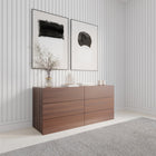 Nexera James 6 Drawer Dresser Chest - Walnut-4