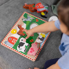 Melissa & Doug - Puzzle à grosses pièces en bois, ferme - 8 pièces-5