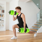 Soozier 66 lb 4-in-1 Weight Dumbbell Set - Barbell Kettlebell Push Up Stand-Add or lower the weight, ensuring a comfortable workout 
