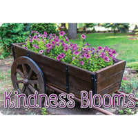 Ashley Productions The Original Fun Mat Welcome Mat - 15.5" x 23.5" - Kindness Welcome Wagon-Measurement & Design: The Kindness Welcome Wagon Mat measures 15.5" x 23.5".