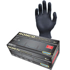 Ronco - Gants en nitrile Sentron, Noir, Moyen, Paquet de 100-Noir