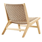 Modway - Saoirse Fauteuil d’accent en bois de corde tressée - Naturel naturel-Assemblée requise