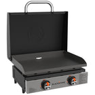 Blackstone 22" Original Stainless Front Panel Table Top Griddle With Hood-22" cooking space.