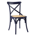 Modway - Gear Fauteuil d’appoint de salle à manger Ensemble de 2 - Bleu Minuit-6