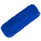 Gritt Commercial - Tête de vadrouille à poussière en microfibre bouclée - 24 po x 5 po - Bleu-La tête de vadrouille en microfibre assure un nettoyage efficace