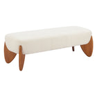 Zuo Charm Bench - Ivory-Seats up to 2